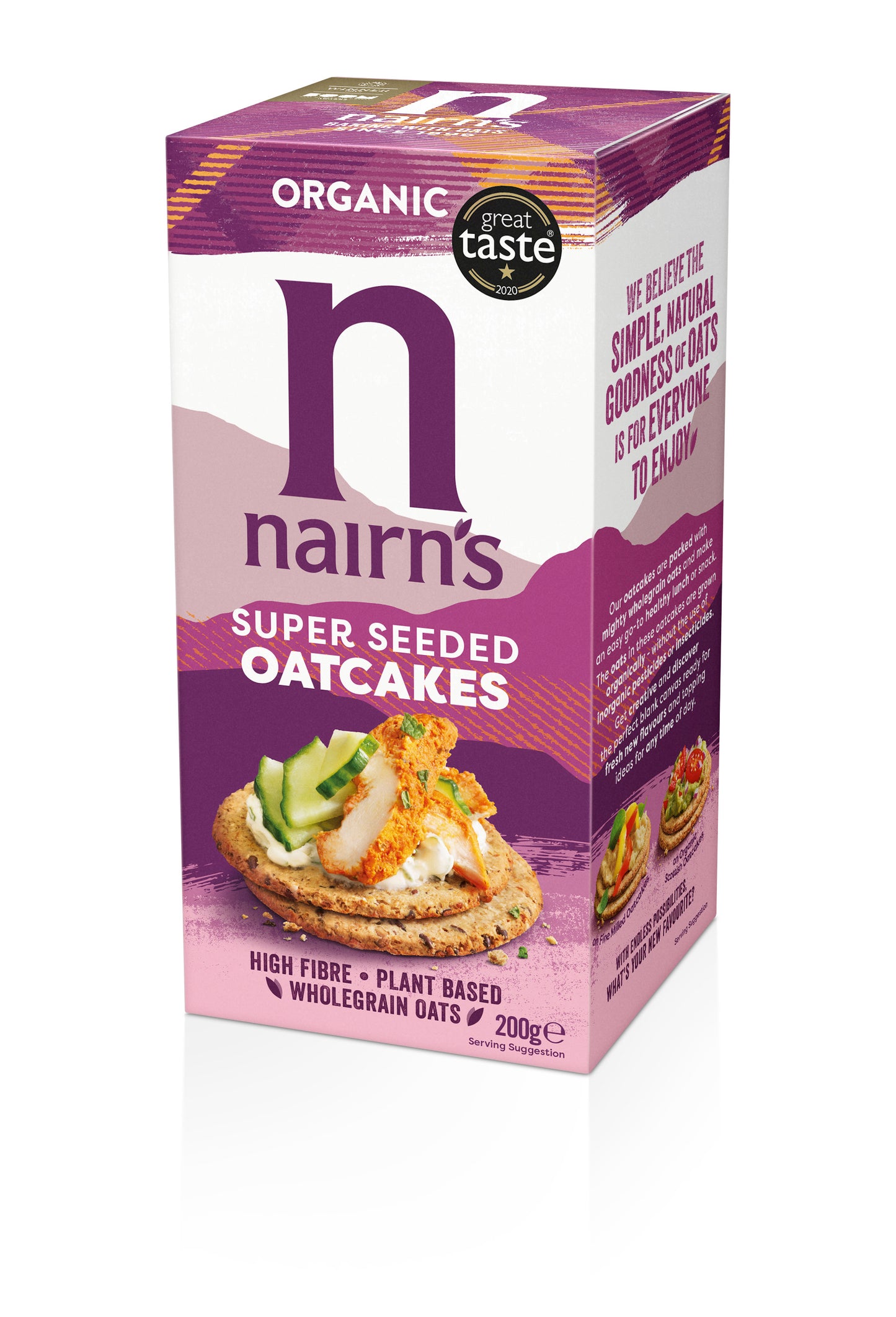 Super Seeded Oatcakes (Org) 37145A