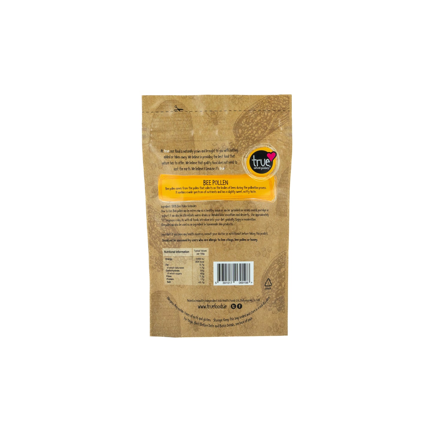 Bee Pollen 37962B Sgl-200g / 12.29 / 1x200g