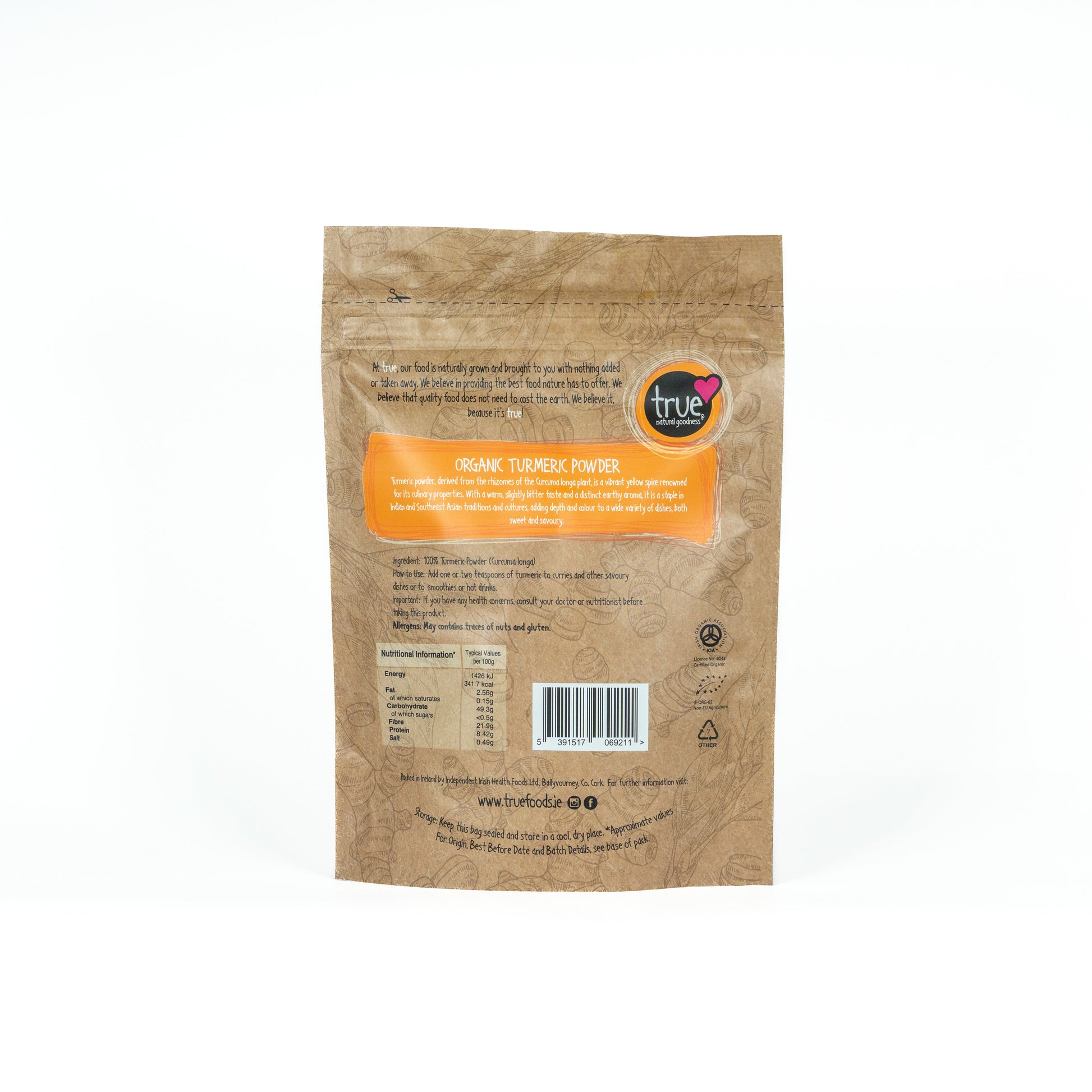 Turmeric (Org) 37966A Sgl-250g / 5.72 / 1x250g