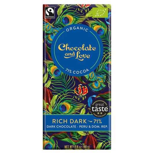 Rich Dark Chocolate 71% (Org) 40868A