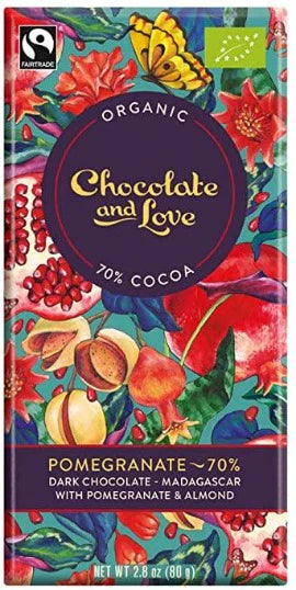 Dark Chocolate with Pomegranate (Org 43012A