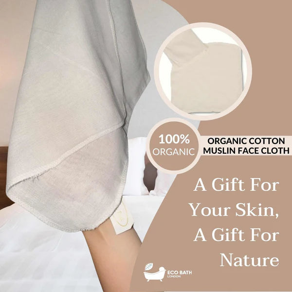 Cotton Muslin Face Cloth (Org) 45262A