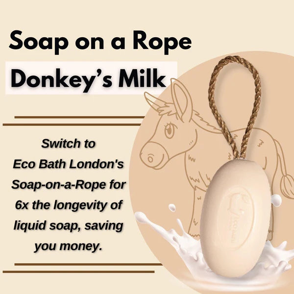 Soap on Rope Donkeys Milk 45266B