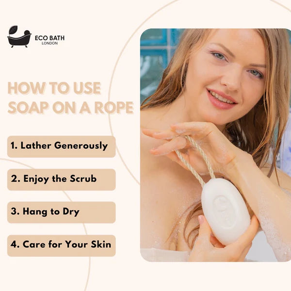 Soap on Rope Donkeys Milk 45266B