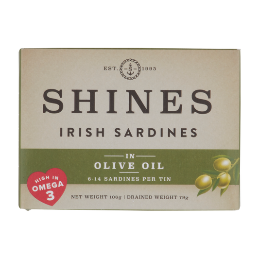 Wild Irish Sardines in Olive Oil 45445B