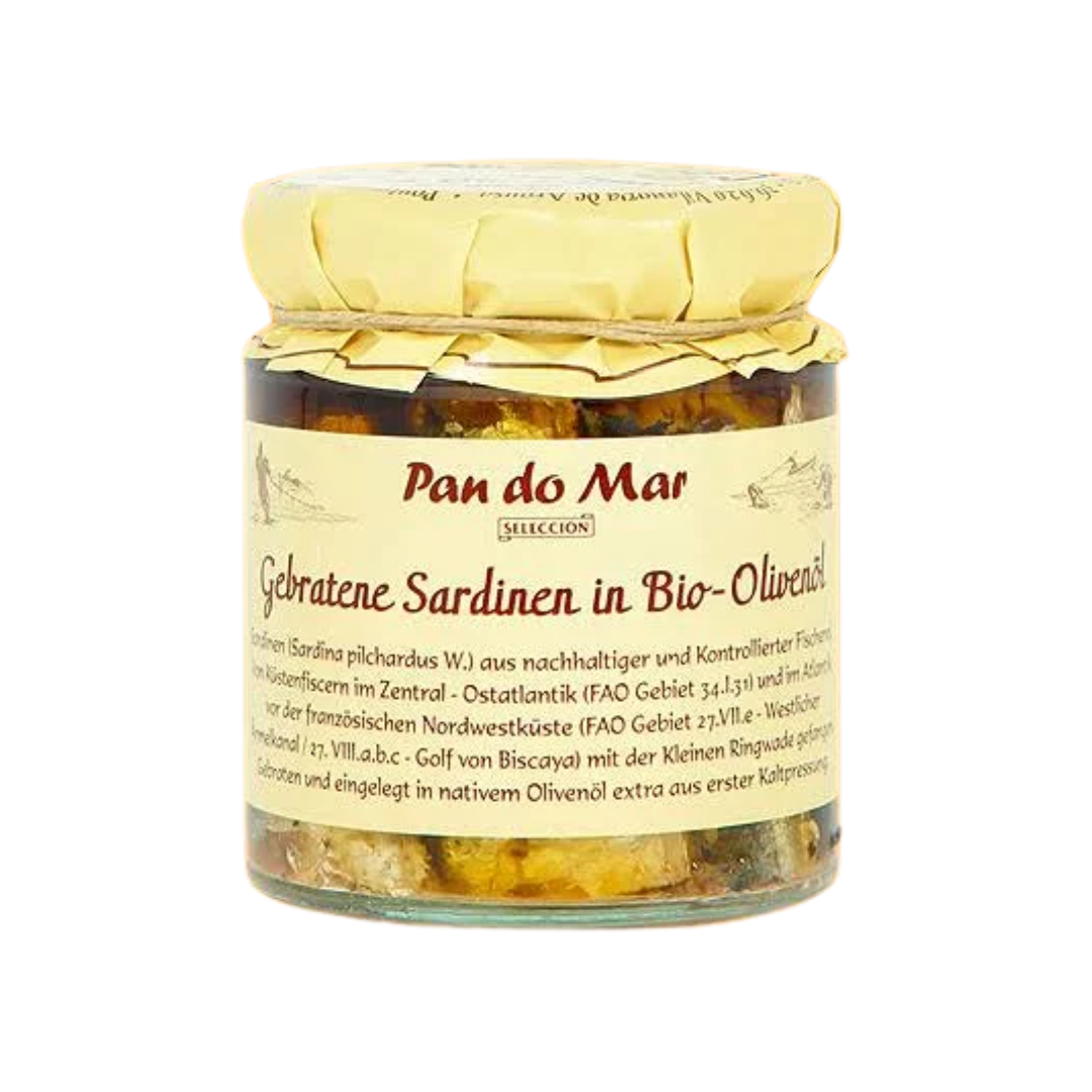 Roasted Sardines in Org EV Olive Oil 45817B