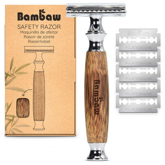 Bamboo Safety Razor 46123B