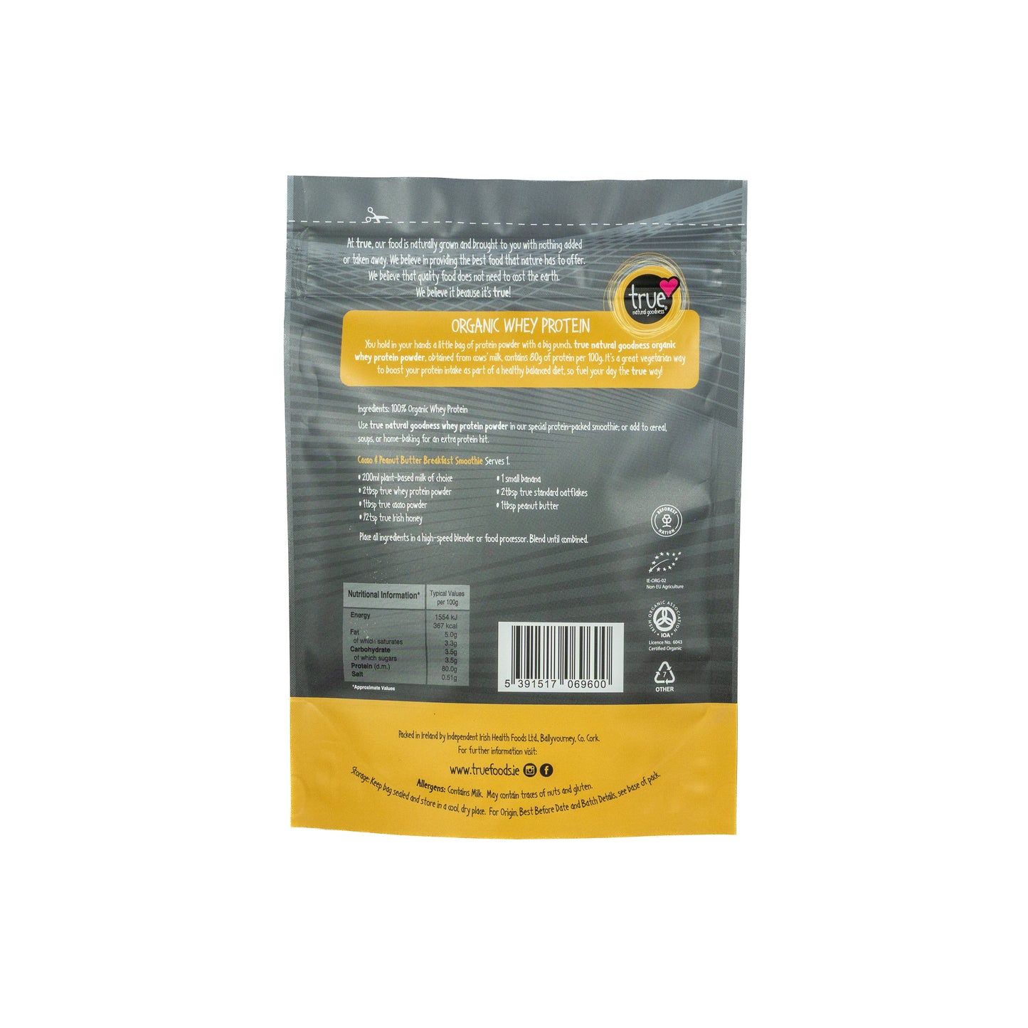 Whey Protein (Org) 46575A Sgl-250g / 14.29 / 1x250g