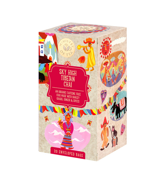 Sky High Tibetan Chai (Org) 47149A Case-6x20Bags / #N/A / 6x20Bags