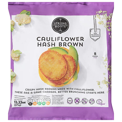 Cauliflower Hash Browns 47295B