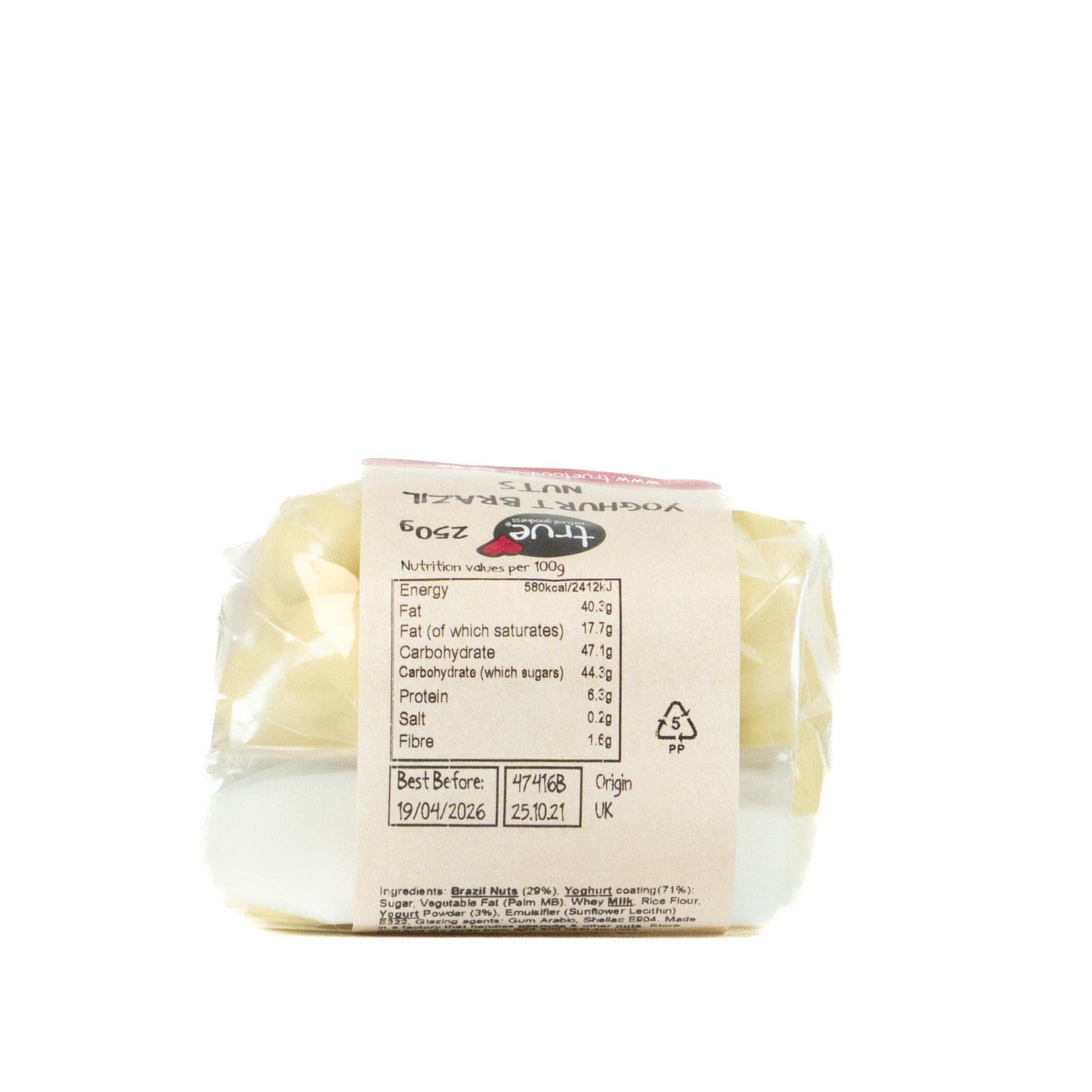 Yoghurt Brazil Nuts 47416B Outer-6x250g / 6.82 / 6x250g