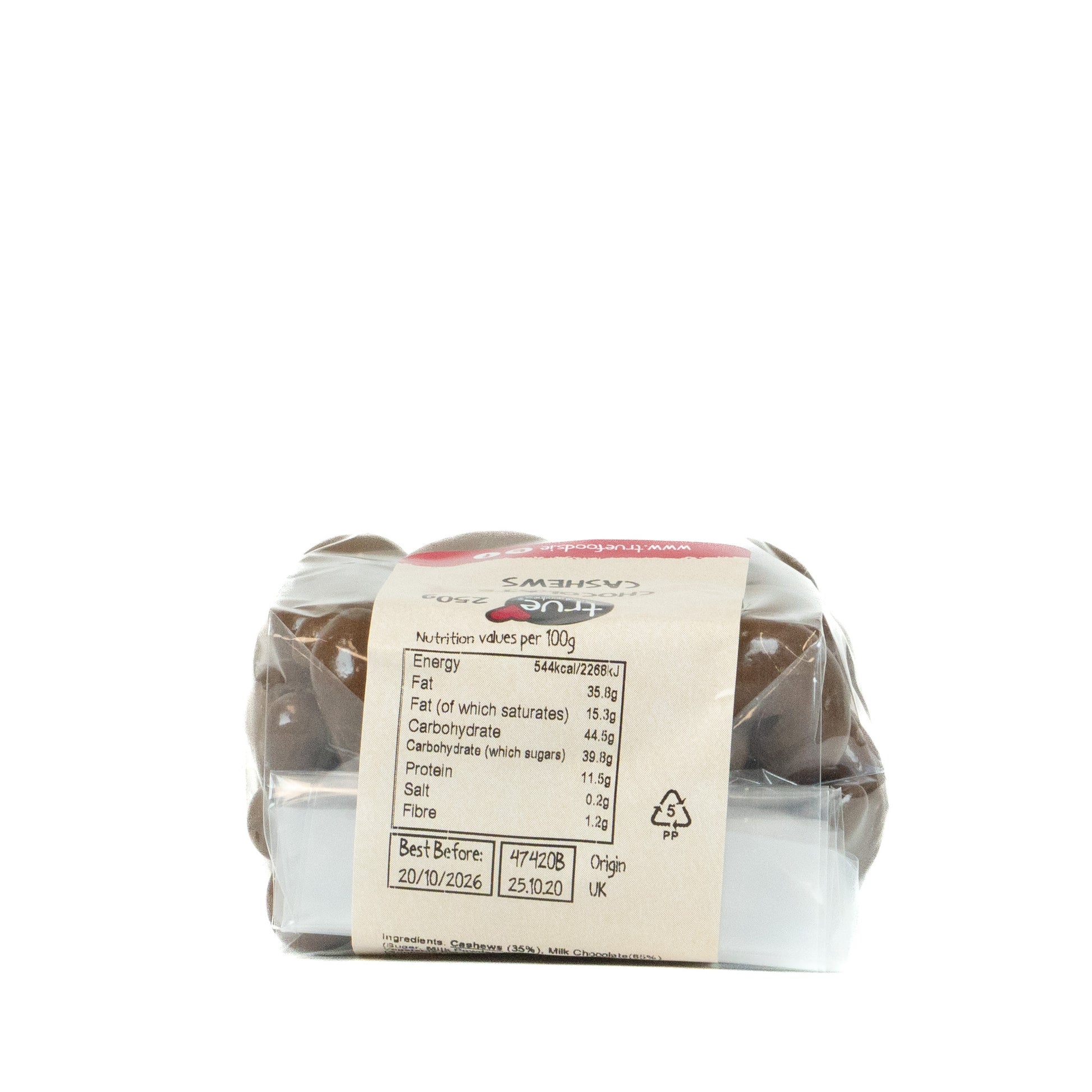 Chocolate Cashews 47420B Outer-6x250g / 7.72 / 6x250g