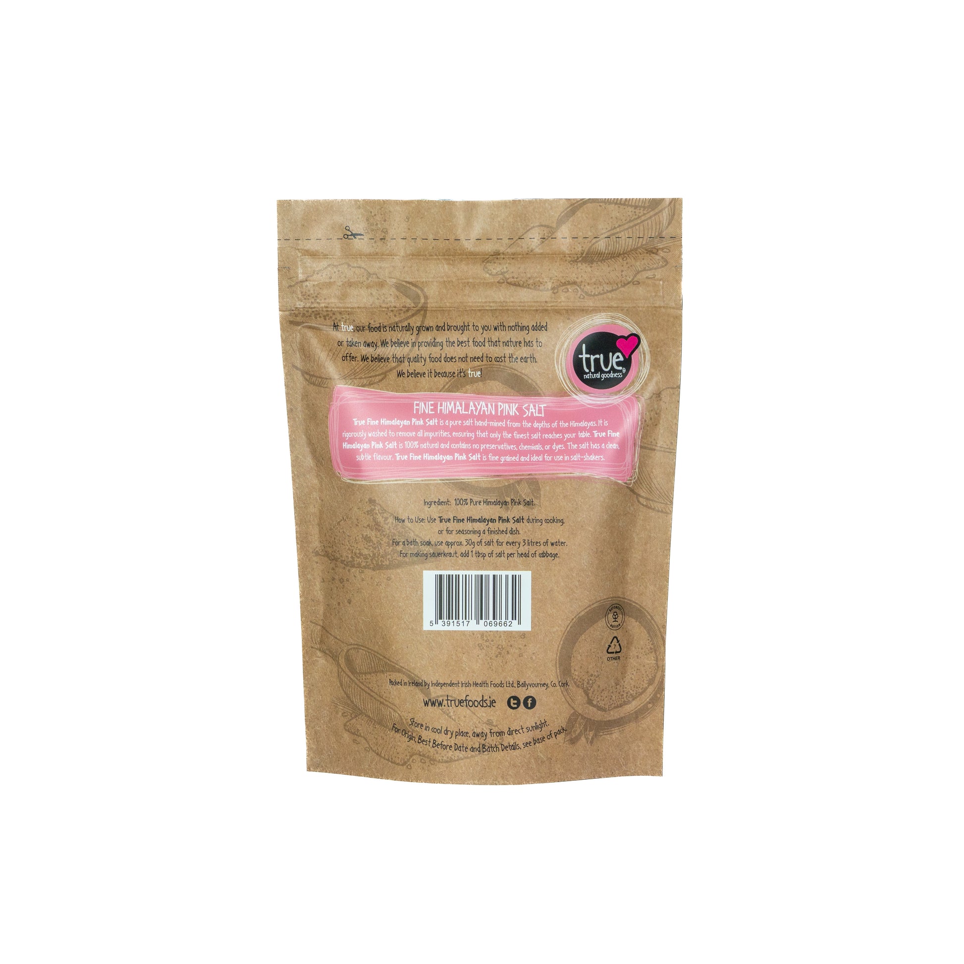 Himalayan Pink Salt Fine 48014B Sgl-500g / 3.08 / 1x500g