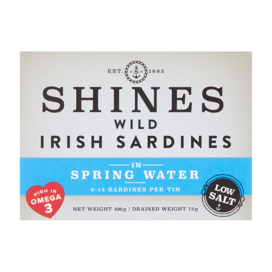 Wild Irish Sardines in Spring Water 48643B