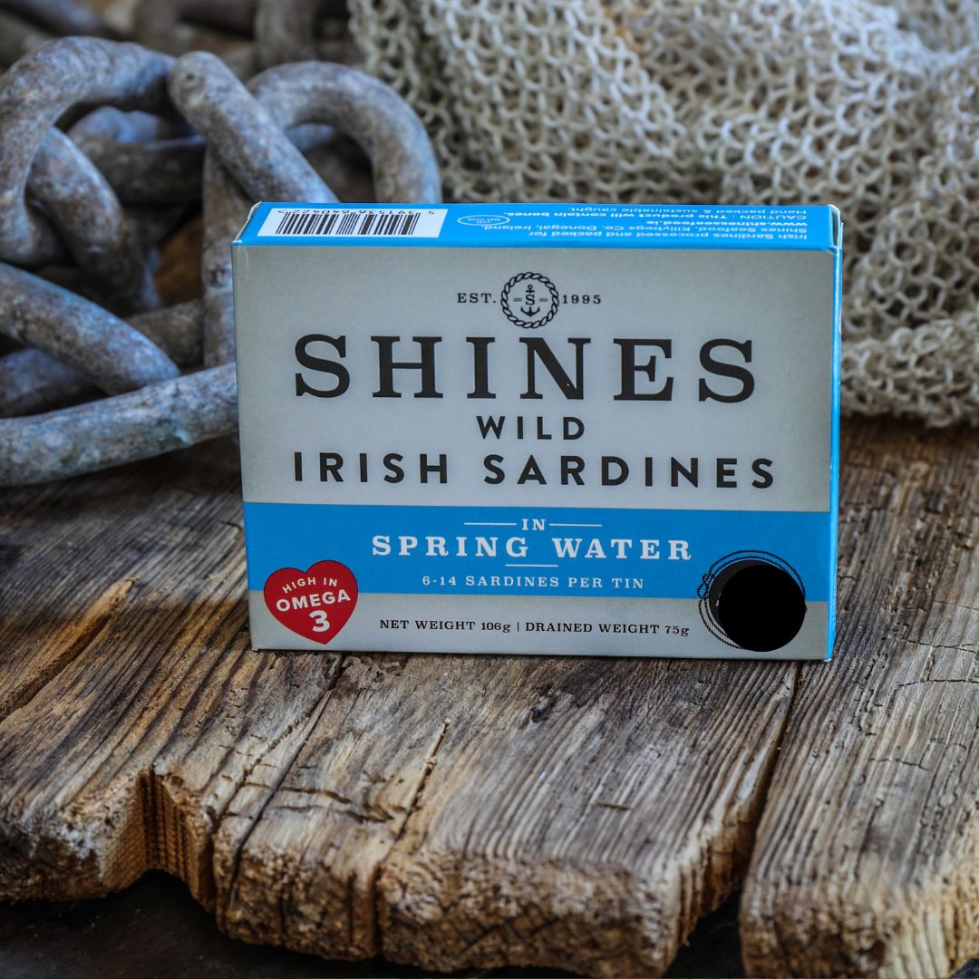 Wild Irish Sardines in Spring Water 48643B