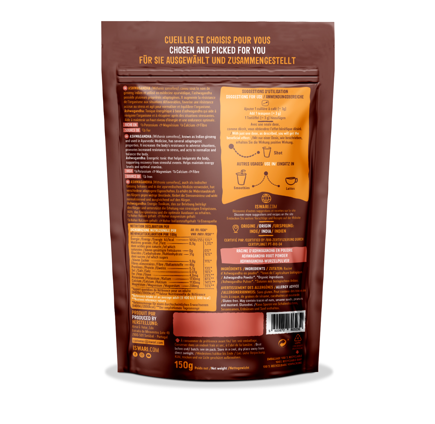 Ashwagandha Powder (Org) 48692A