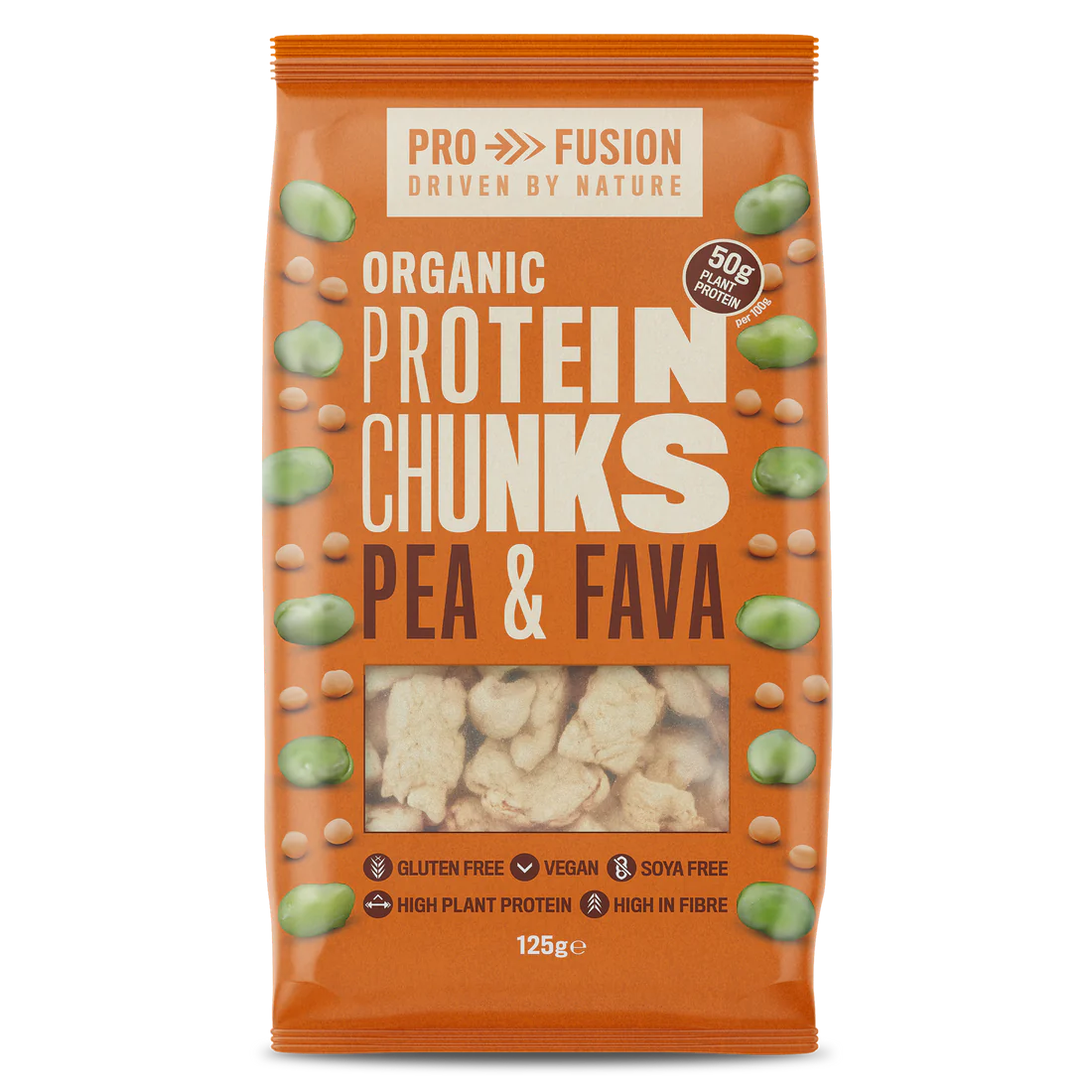 Pea & Fava Protein Chunks VEGAN (Org 49197A