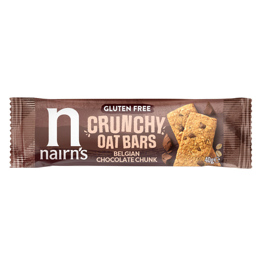 Belgian Choc Chunks Crunchy Oat Bars 49340B