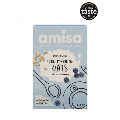 Pure Porridge Oats GF (Org)-(Amisa)