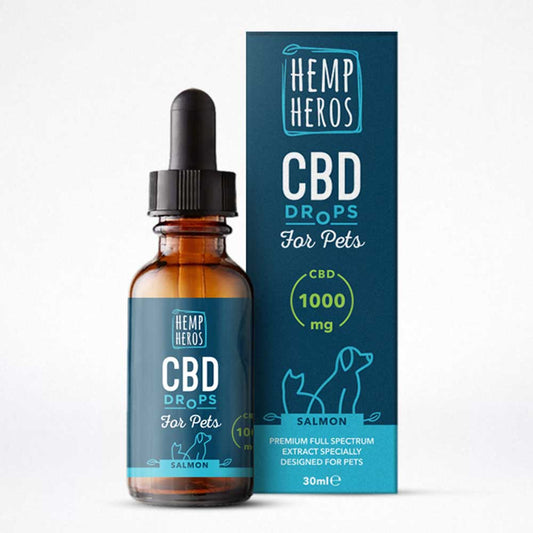 Big Paws CBD+ drops 1000mg-(Hemp Heros)