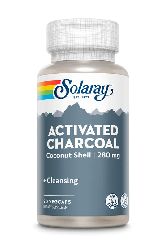 Activated Charcoal 280mg-(Solaray)