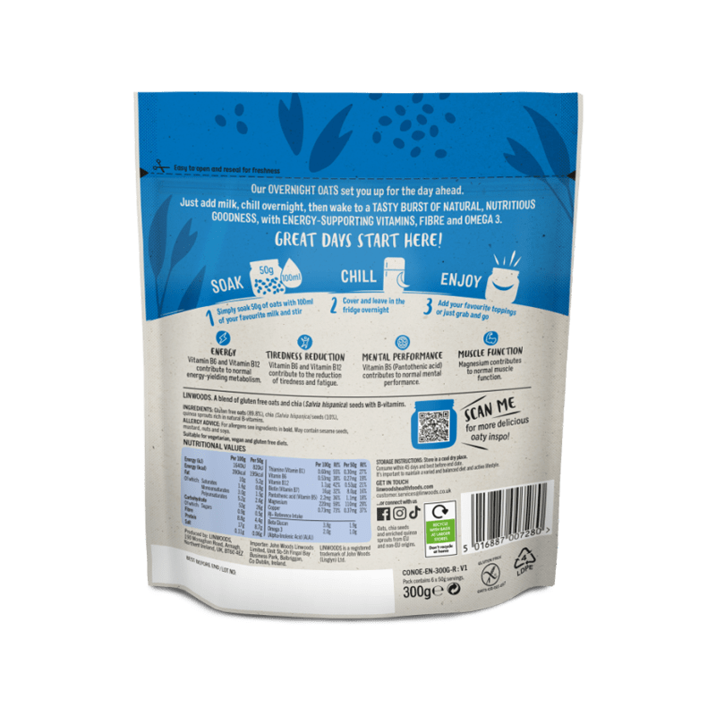 Original Energy Overnight Oats 49796B