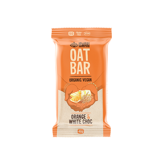 Orange & White Choc Oat Bar (Org) 49902A