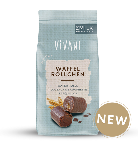 Milk Chocolate Wafer Rolls (Org) 49920A