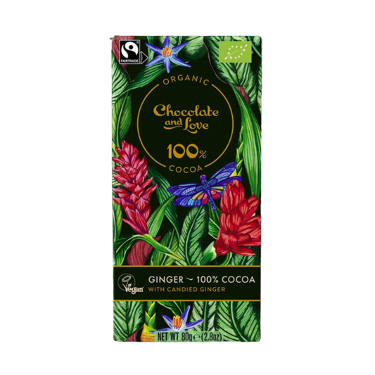 Dark Chocolate w/Candied Ginger (Org 50169A