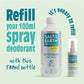 Natural Unscented Spray Refill 50223B