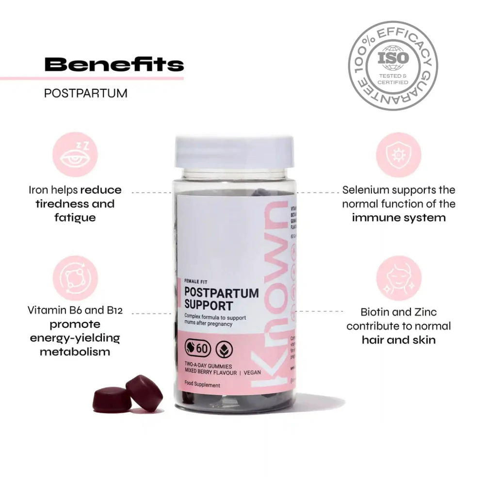 Postpartum Support Gummies VEGAN 50390B