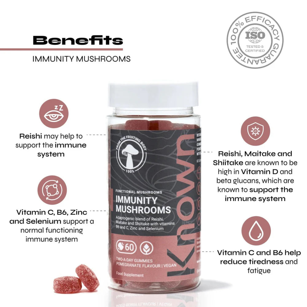 Immunity Mushrooms Gummies VEGAN 50403B