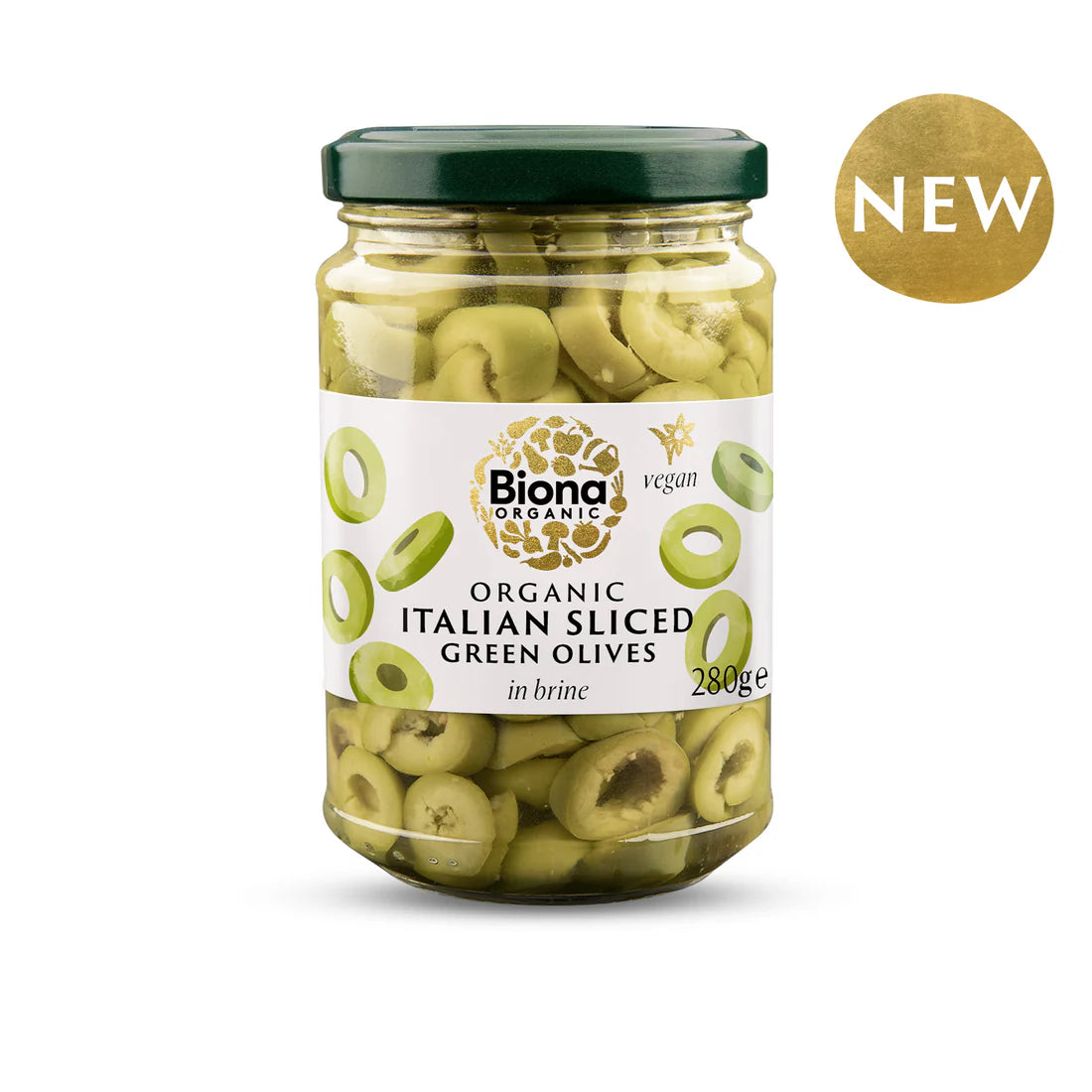 Sliced Green Olives (Org) 50446A