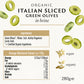 Sliced Green Olives (Org) 50446A