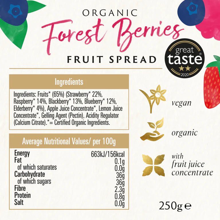 Forest Fruit Spread (Org) 50514A