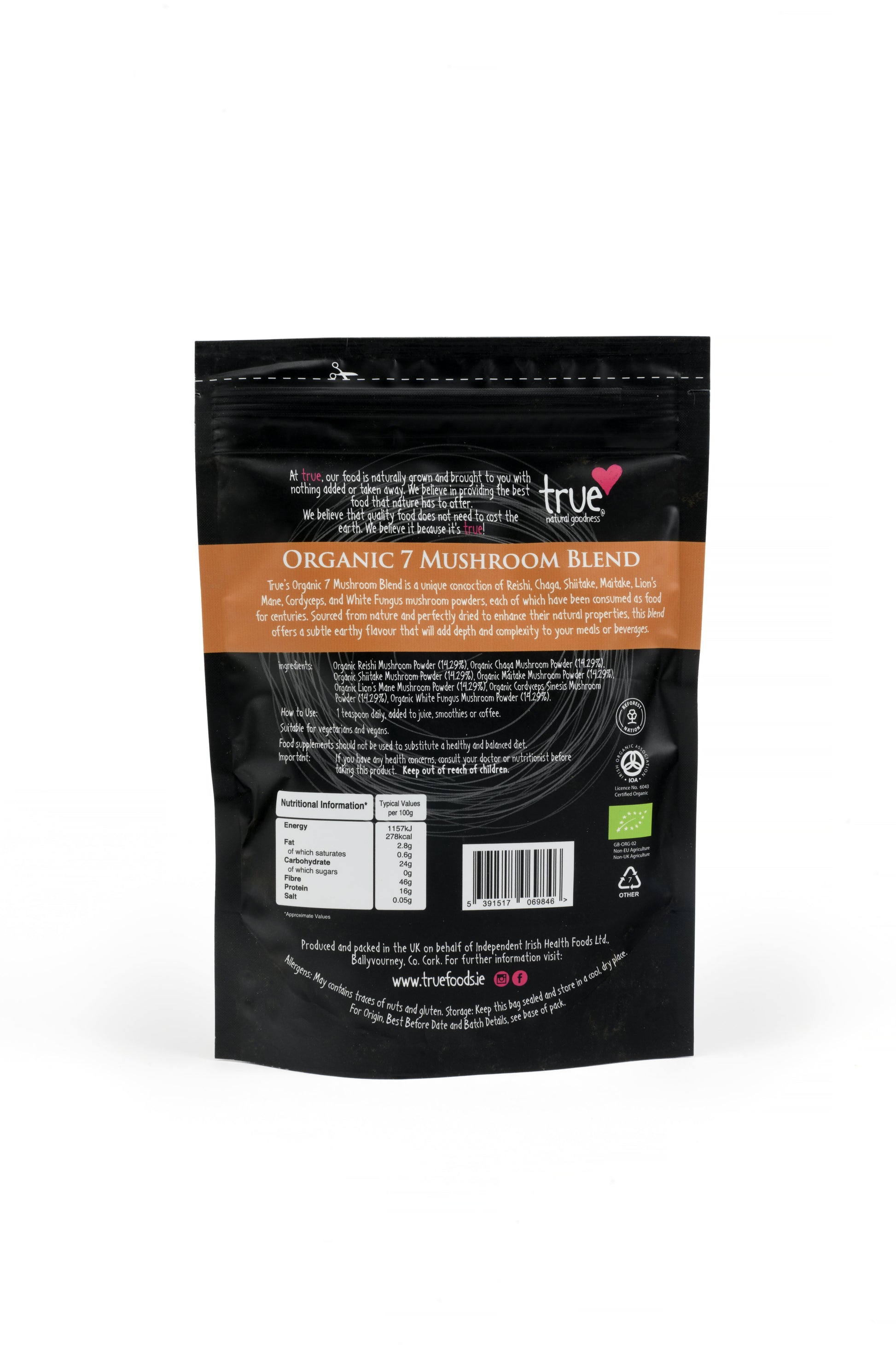 7 Mushroom Blend (Org) 50526A Sgl-150g / 24.00 / 1x150g