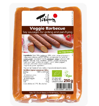 Veggie BBQ Sausages (Org) 50544A