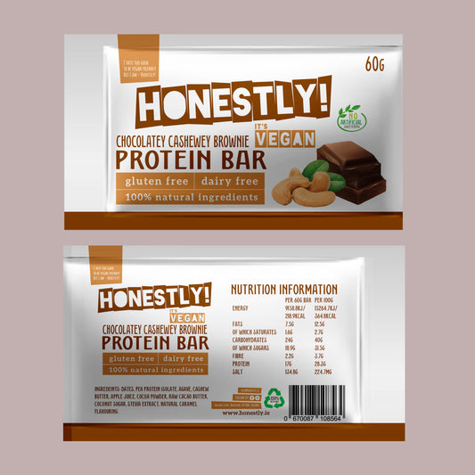 Chocolate Cashew Protein Bar VEGAN 50803B