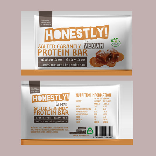 Salted Caramel Protein Bar VEGAN 50804B