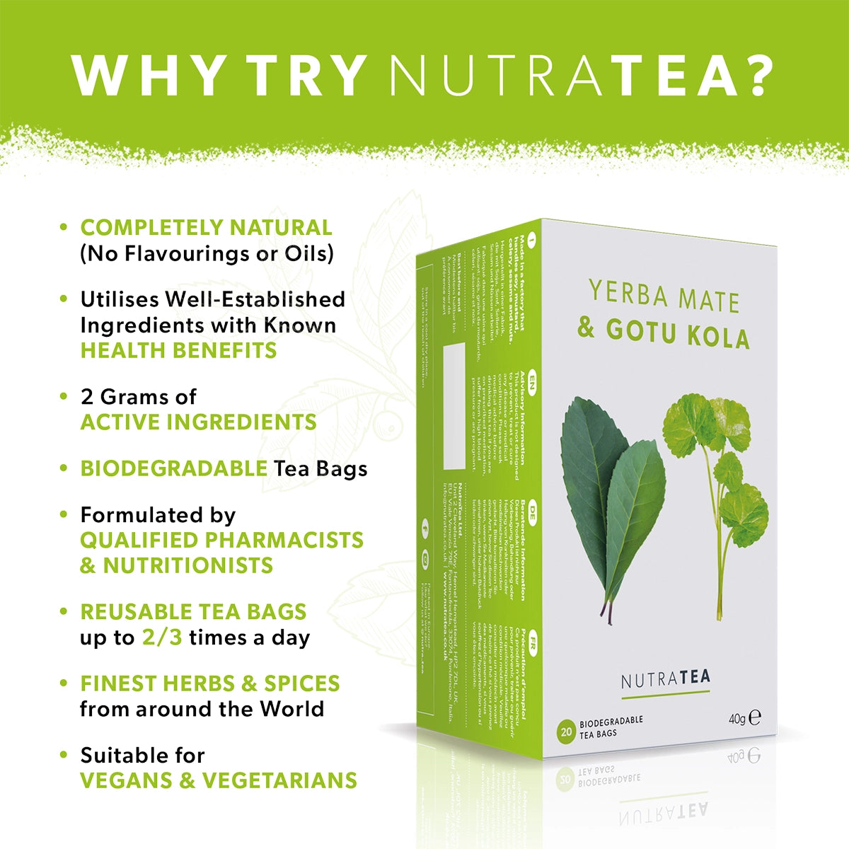 Yerba Mate & Gotu Kola Tea 50933B