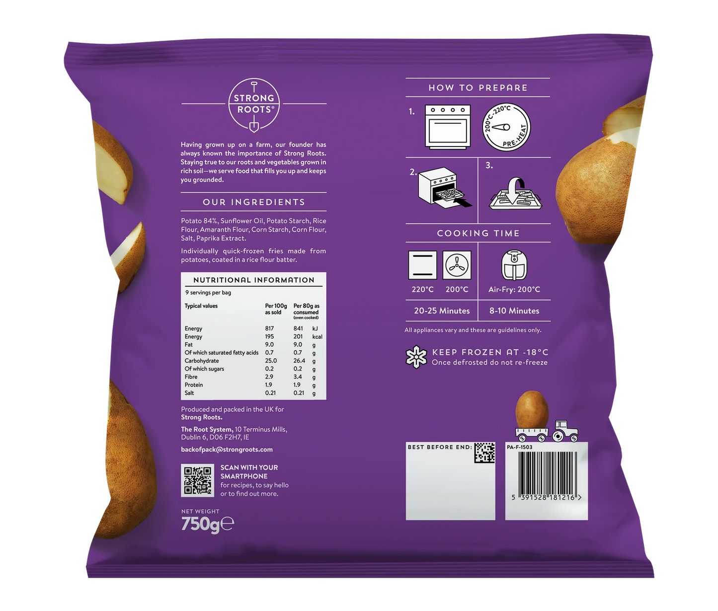 Crispy Skinny Fries 51227B