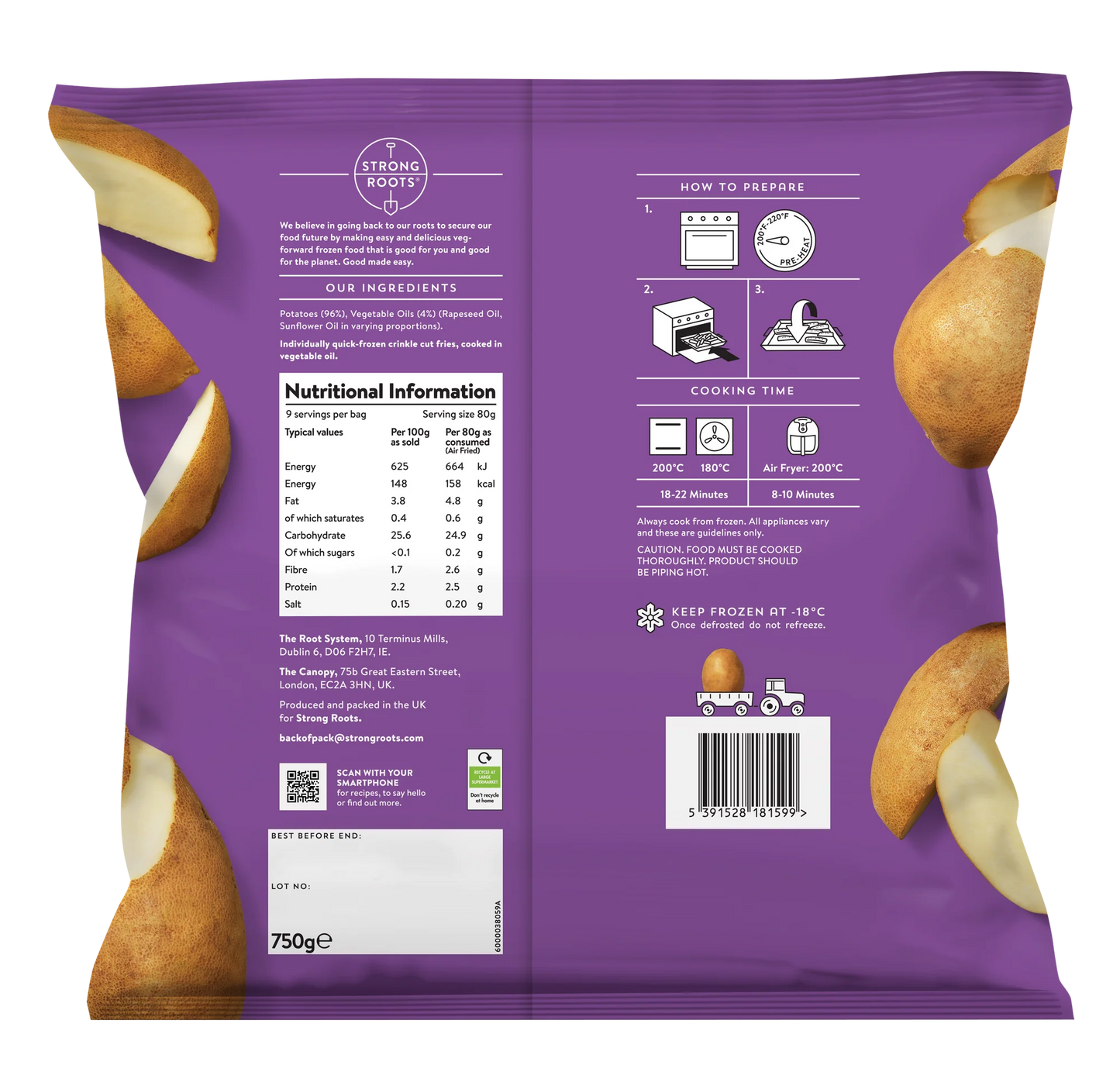 Crispy Crinkle Fries 51228B