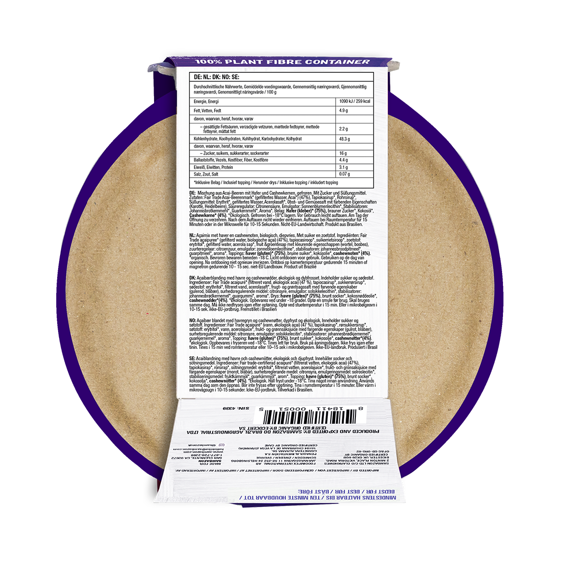 Acai Scoopable Single Serve (Org) 51230A