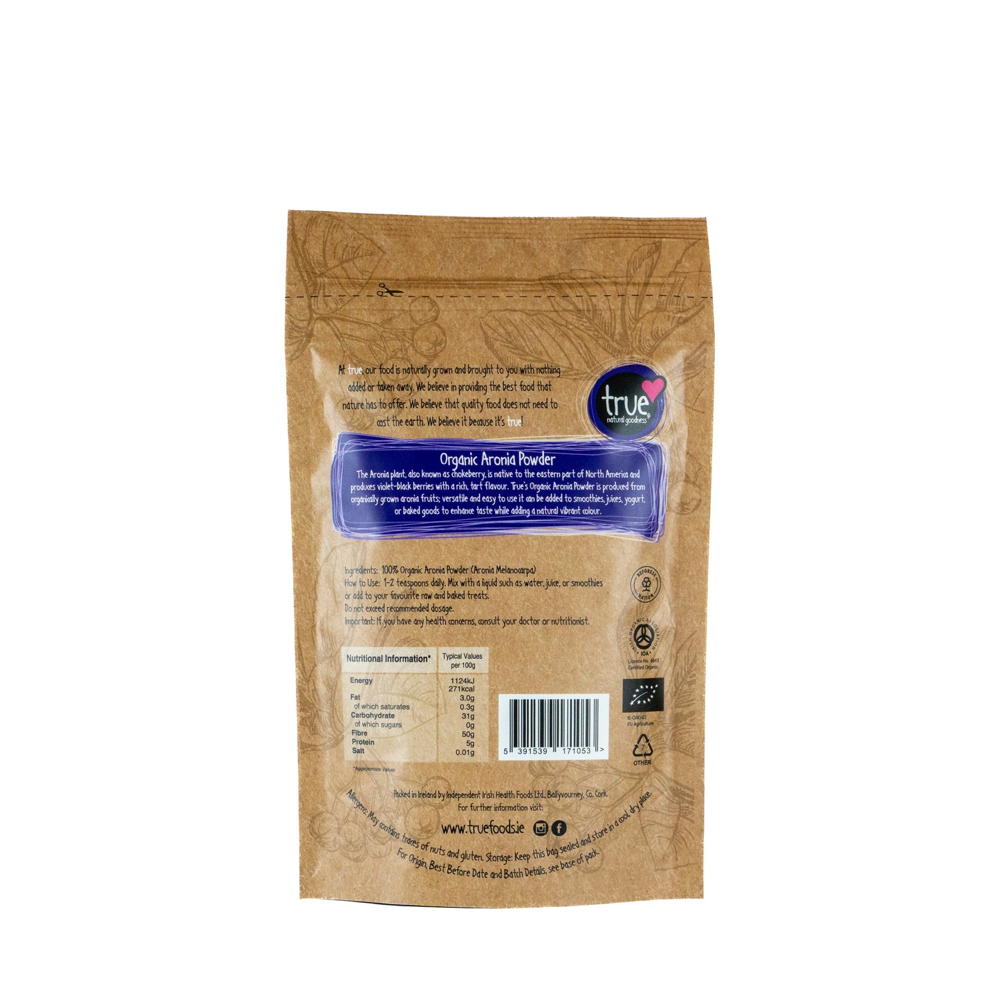Aronia Powder (Org) 51285A Sgl-100g / 6.79 / 1x100g