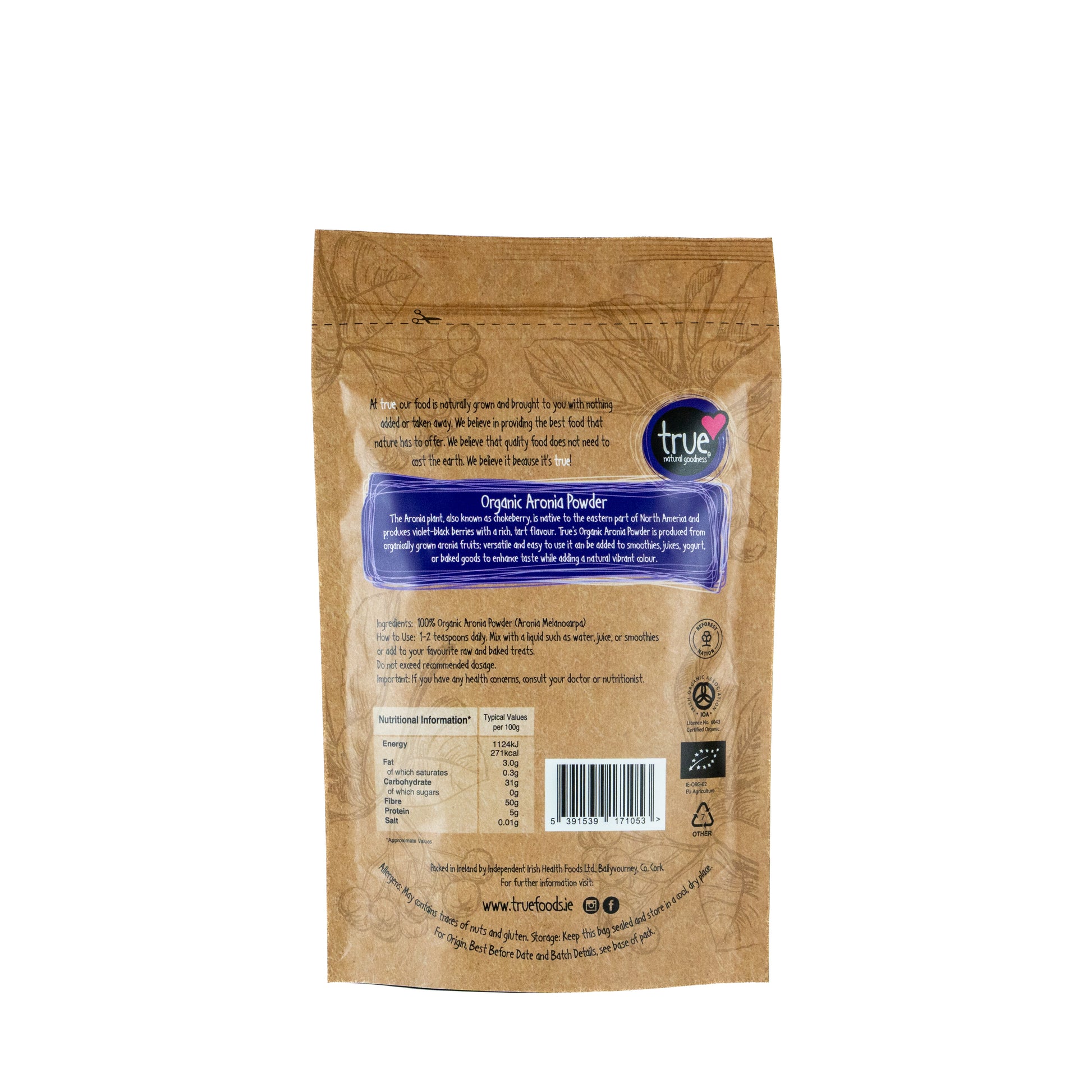 Aronia Powder (Org) 51285A Sgl-100g / 6.79 / 1x100g
