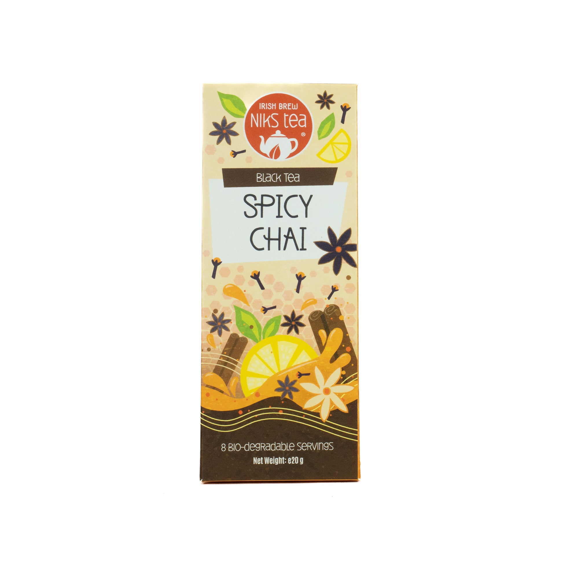 Spicy Chai Black Tea 51376B Sgl-8Bags / 3.20 / 1x8Bags