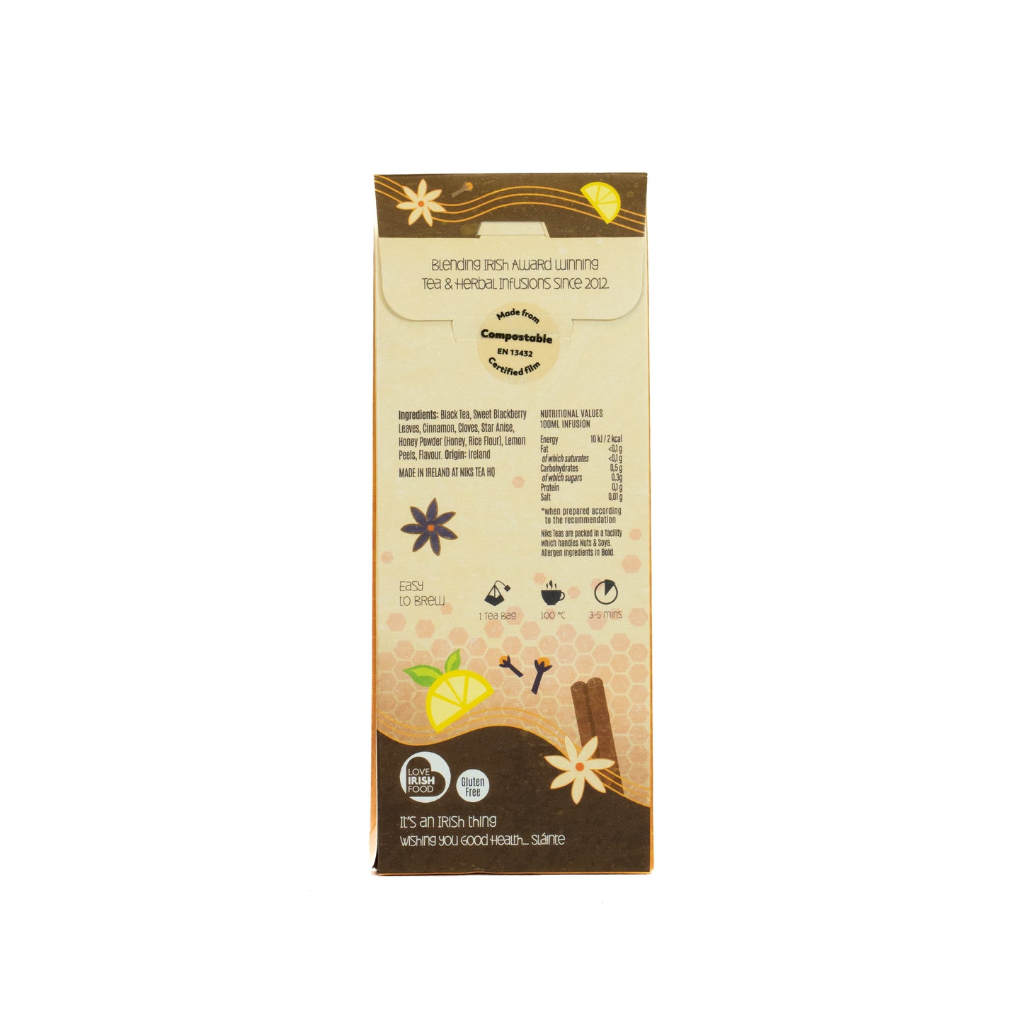 Spicy Chai Black Tea 51376B Sgl-8Bags / 3.20 / 1x8Bags