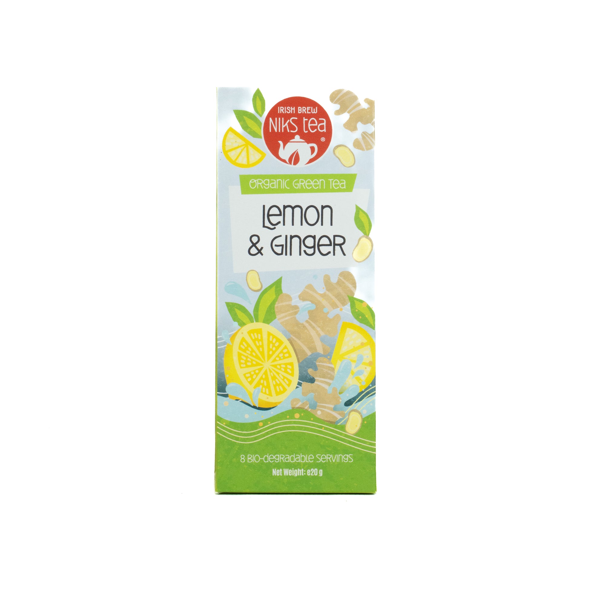 Lemon & Ginger (Org) 51377A Sgl-8Bags / 3.20 / 1x8Bags