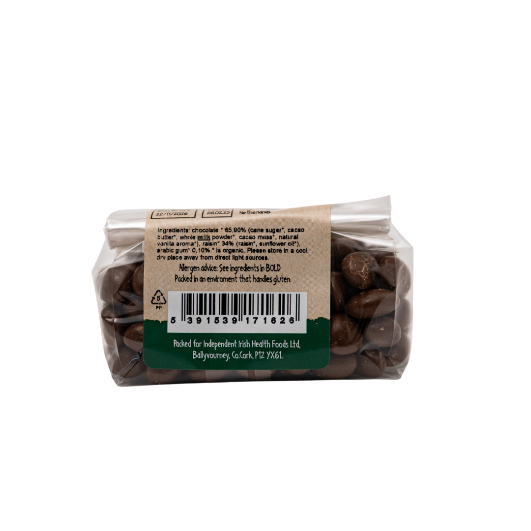 Raisins Milk Chocolate (Org) 51859A