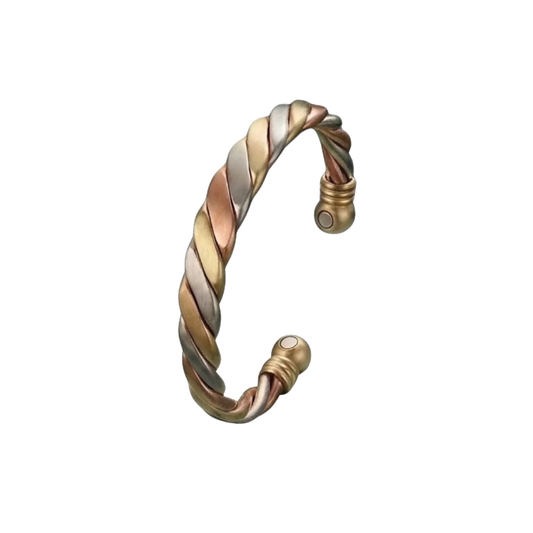 Tri Colour Torque Bracelet 52266B